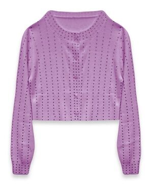 Katie J NYC NWT Rhinestone Embellished Caridgan GOES TO CHARITY